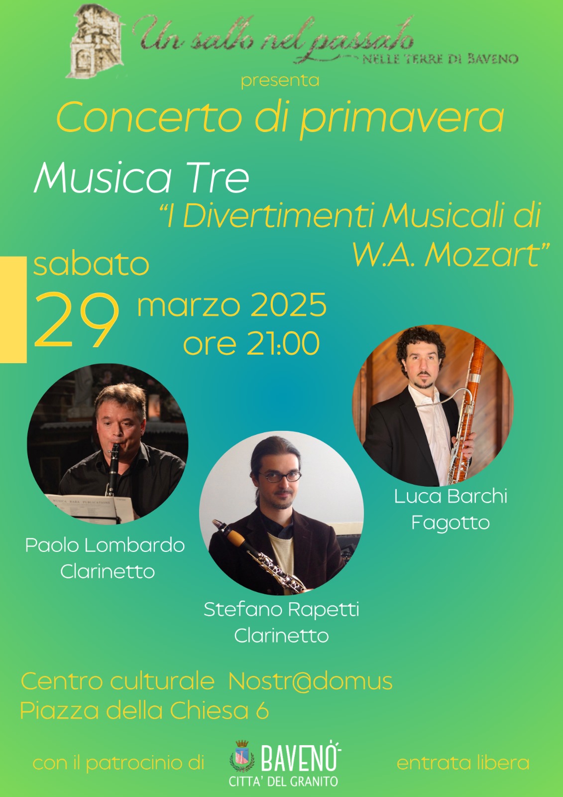 Locandina Musica Tre