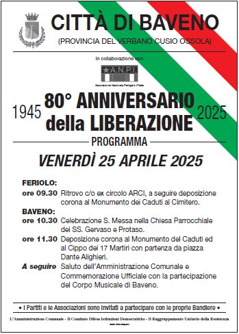 Manifesto 25 aprile 2025