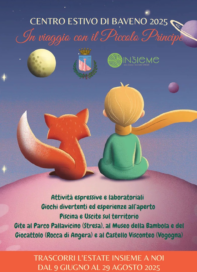 Locandina centro estivo 2025
