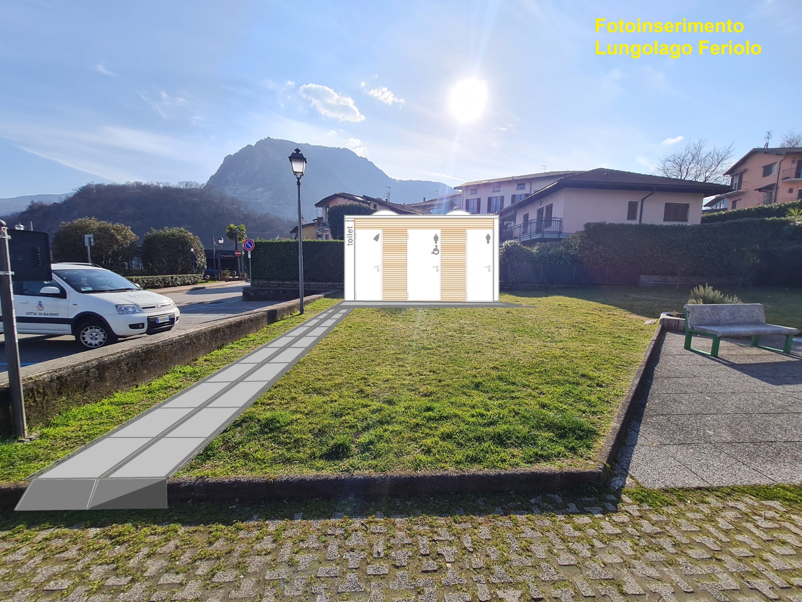 Foto inserimento bagni pubblici a Feriolo