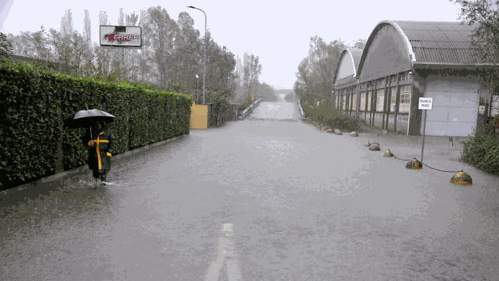 allagamento fiume rio stronetta